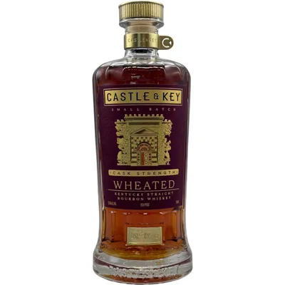 Castle & Key Small Batch Cask Strength Wheated Kentucky Straight Bourbon Whiskey 750mL