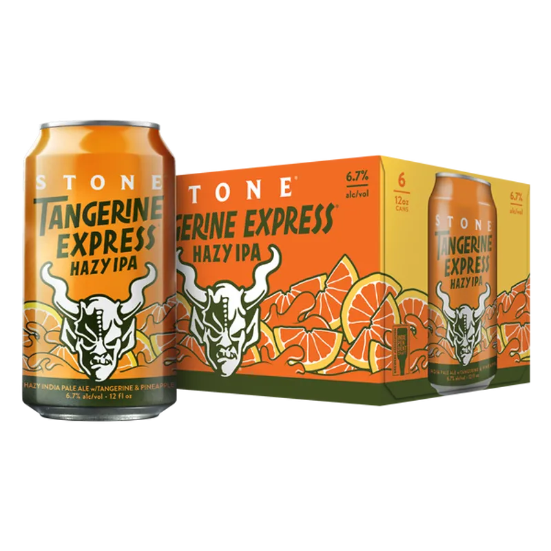 Stone Brewing Tangerine Express IPA view 1