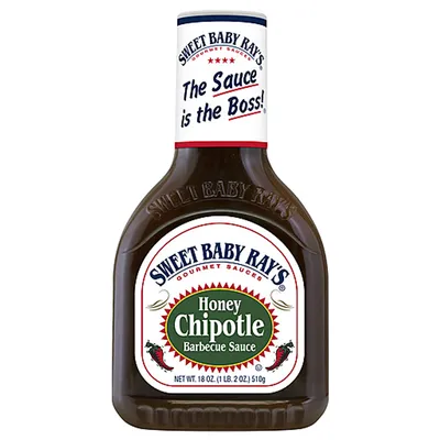 Sweet Baby Ray's Honey Chipotle Barbecue Sauce 18 oz Bottle