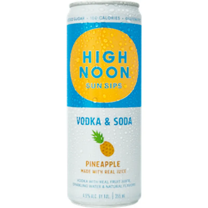 High Noon Sun Sips Vodka & Soda Pineapple Aluminium view 1