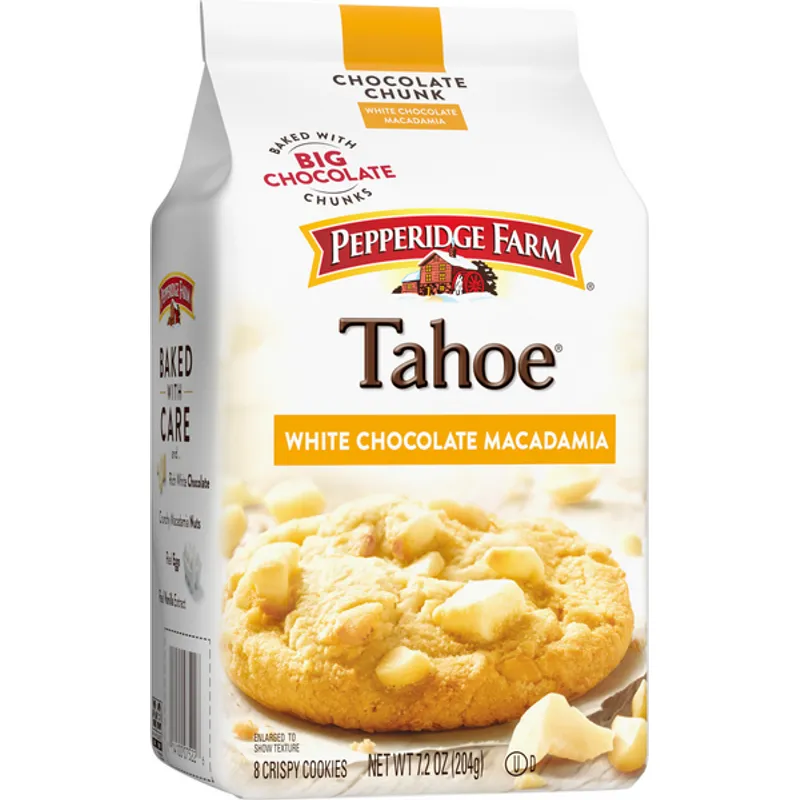 Pepperidge Farm Tahoe Crispy Cookies White Chocolate Macadamia view 1