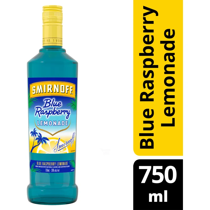 Smirnoff Blue Raspberry Lemonade Vodka view 1
