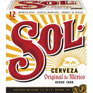 Sol Cerveza Mexican Import Lager Beer
