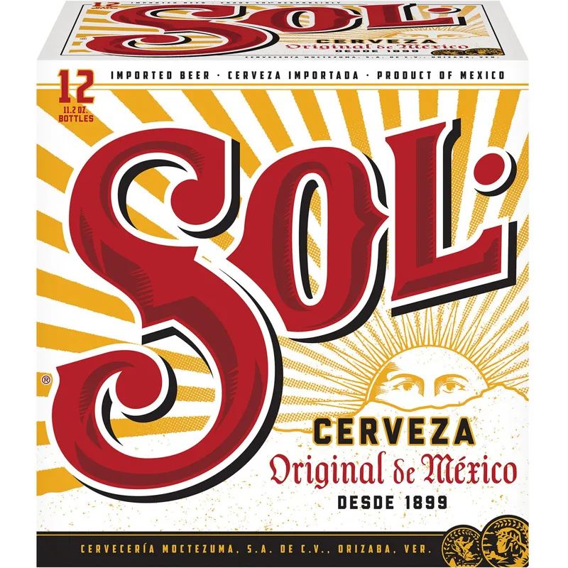 Sol Cerveza Mexican Import Lager Beer view 1