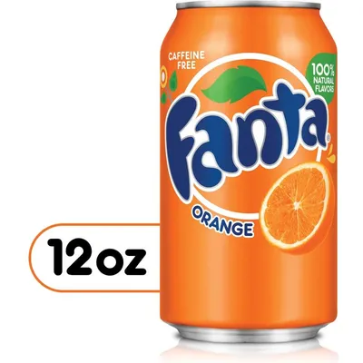 Fanta Soda Orange 12 oz Can