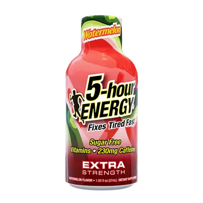5-hour Energy Extra Strength Watermelon Energy Shot 1.93 oz Bottle