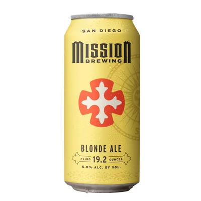 Mission Brewing Blonde Ale 19.2 oz Can
