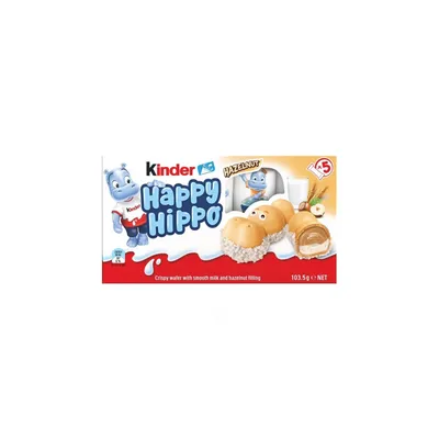 Kinder Happy Hippo Hazelnut 5 Pack 103.5g Boxs