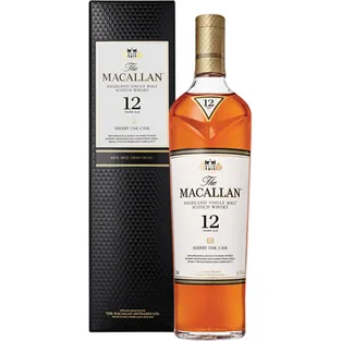 The Macallan Highland Single Malt Scotch Whisky Sherry Oak Cask 12 Year