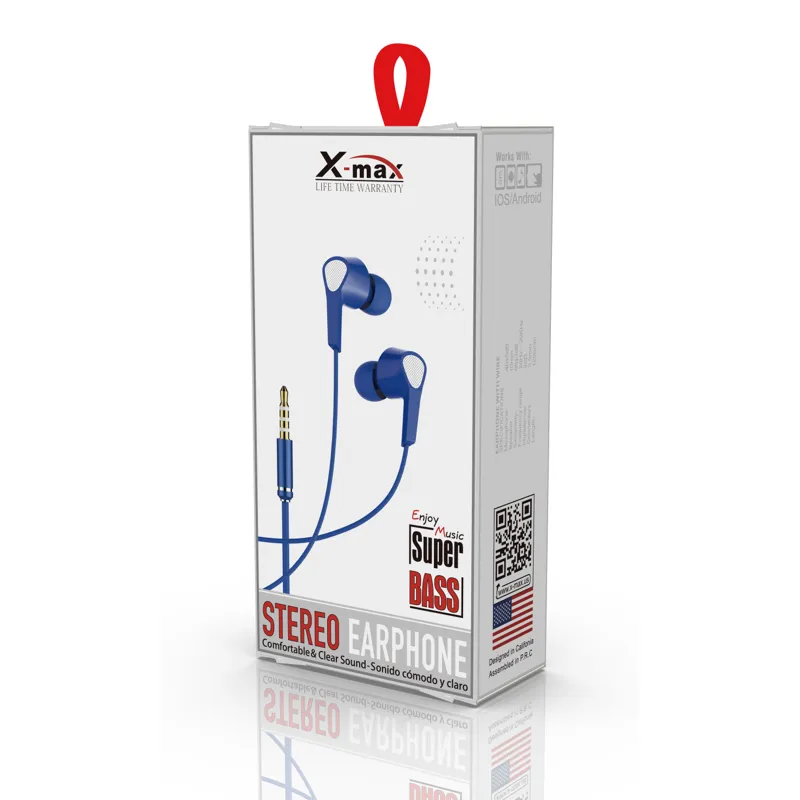 X-MAX Stereo Earphones Super Bass view 1