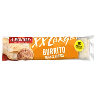 El Monterey XX Large Bean and Cheese Burrito