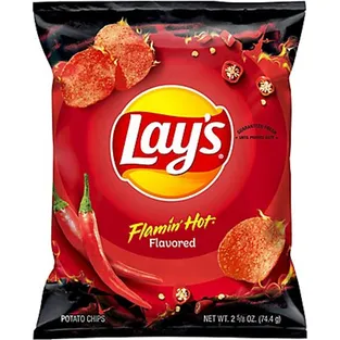 Lays Flamin Hot Flavored Potato Chips