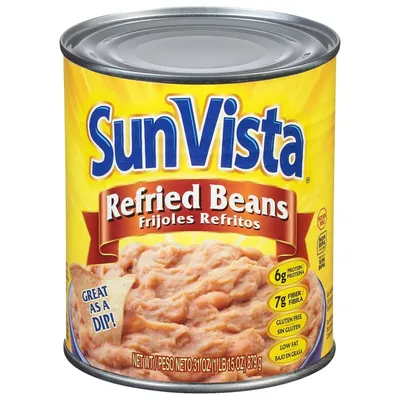 Sun Vista Refried Pinto Beans 31 oz Can