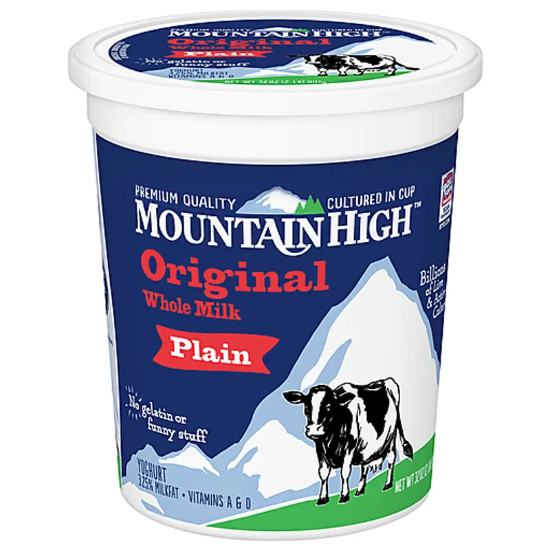 Mountain High Original Whole Milk Plain Yogurt view 1