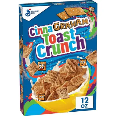 General Mills CinnaGraham Toast Crunch Cereal 12 oz Box