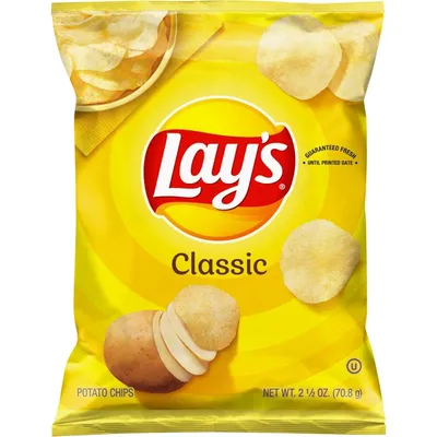 Lay's Classic Potato Chips 2.5 oz Bag