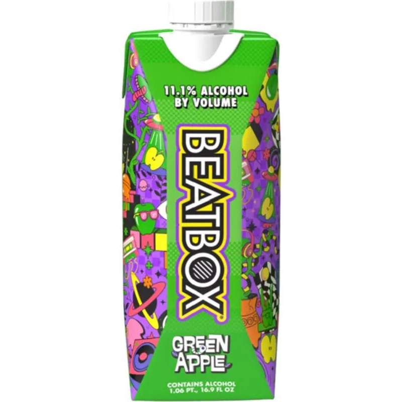 BeatBox Beverages Green Apple view 1
