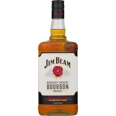 Jim Beam Kentucky Straight Bourbon Whiskey 1.75L