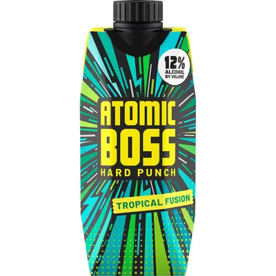 Atomic Boss Hard Punch Tropical Fusion 500ml