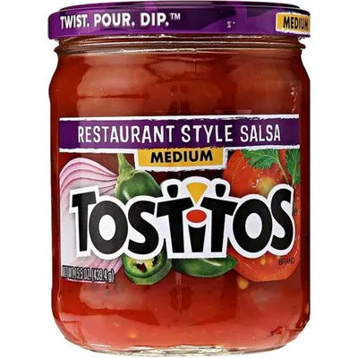 Tostitos Restaurant Style Salsa Medium 15.5 oz Jar