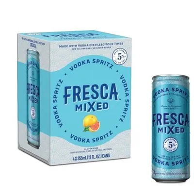 Fresca Mixed Vodka Spritz Grapefruit Citrus 12 oz can