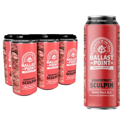 Ballast Point Grapefruit Sculpin IPA 6pk 16oz cans