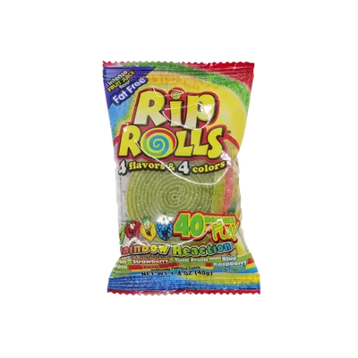 Rip Rolls Rainbow Reaction 1.4oz Bag