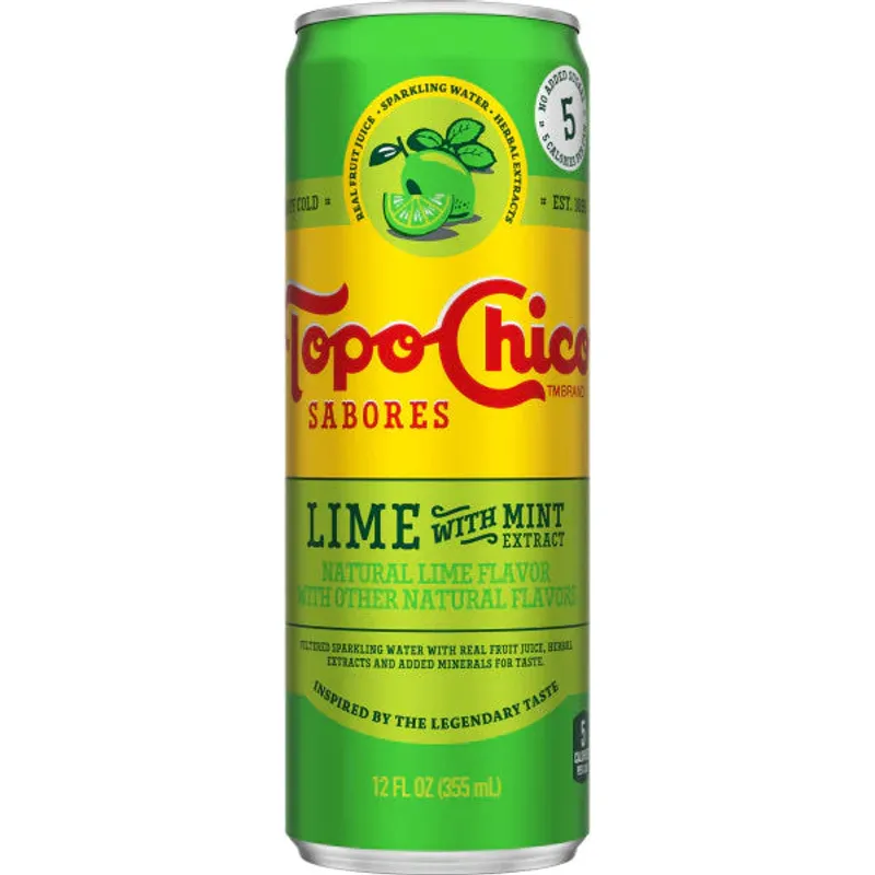 Topo Chico Lime With Mint view 1