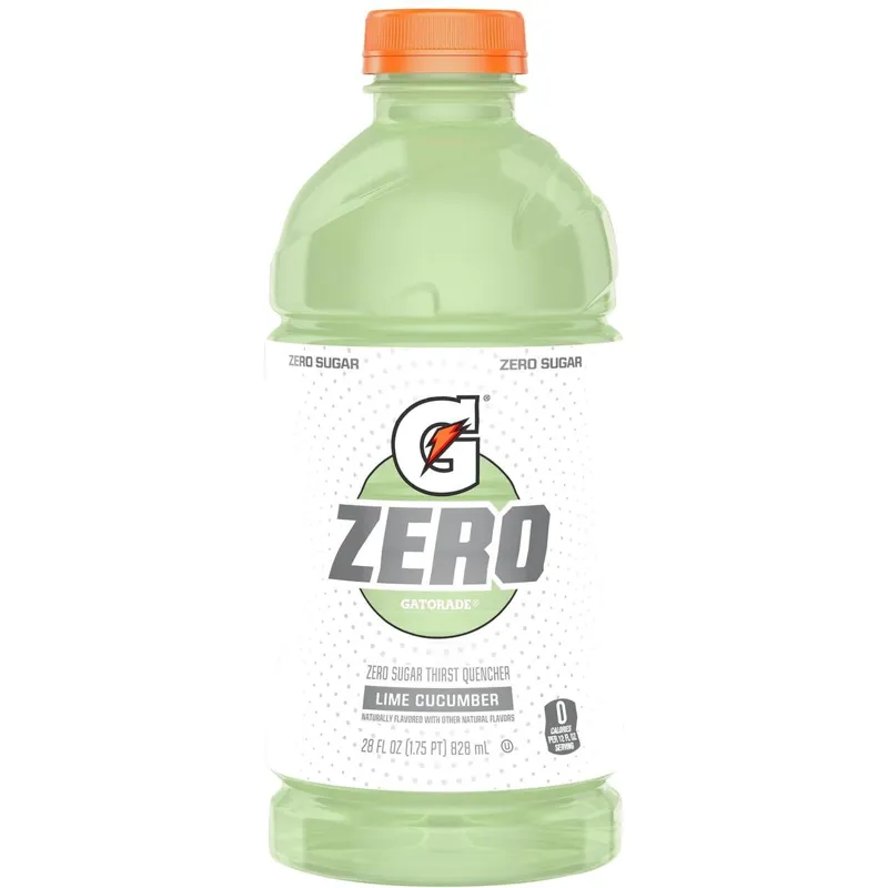 Gatorade Zero Sugar Thirst Quencher Lime Cucumber Sports Drink view 1