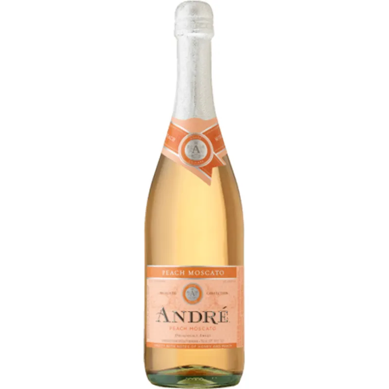 Andre Peach Moscato Champagne Blend Sparkling Wine view 1