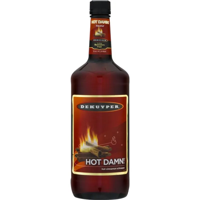 DeKuyper Hot Damn! Cinnamon Schnapps Liqueur view 1