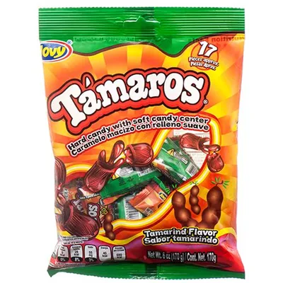 Jovy Tamaros Tamarind Candy 6 oz Bag