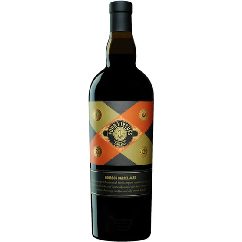 Four Virtues Bourbon Barrel Zinfandel view 1