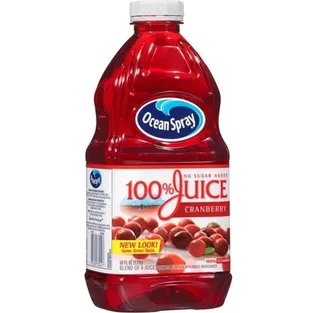 Ocean Spray 100% Juice Cranberry Juice