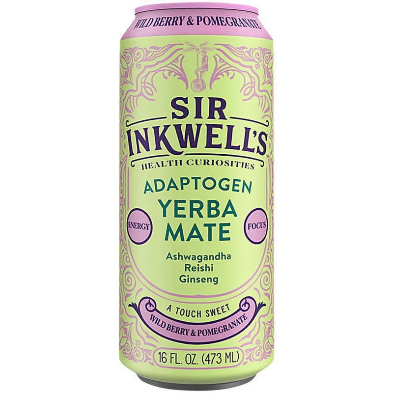Sir Inkwell's Wild Berry & Pomegranate Adaptogen Yerba Mate view 1