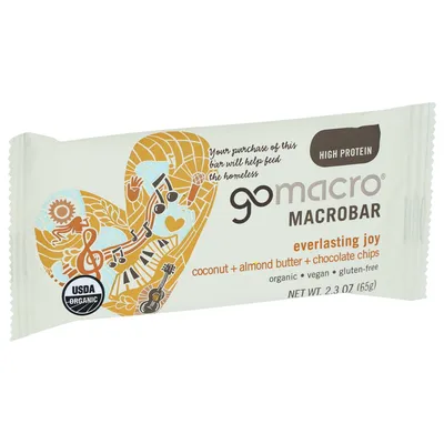 GoMacro Everlasting Joy Coconut Almond Butter Chocolate Chips 2.3 oz