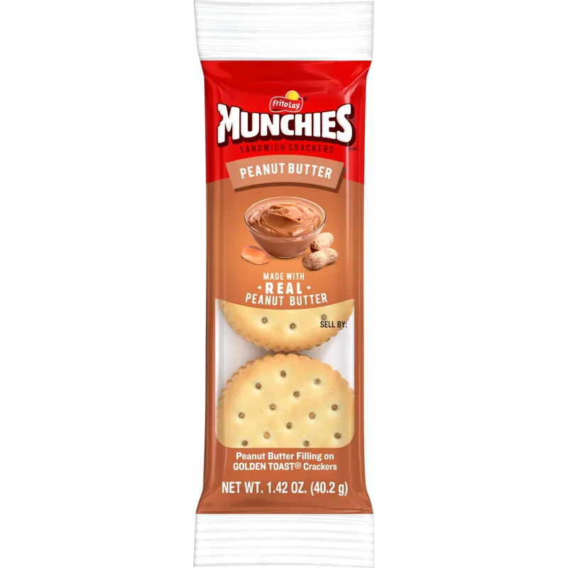 Munchies Golden Toast Peanut Butter Sandwich Crackers view 1
