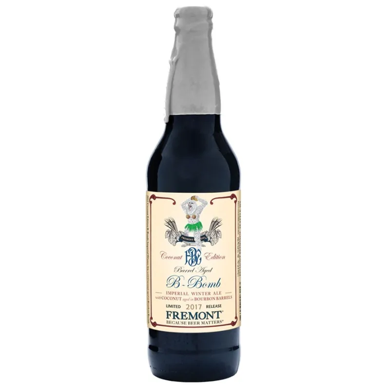 Fremont Brewing B-Bomb Coconut 2017 Winter Ale view 1