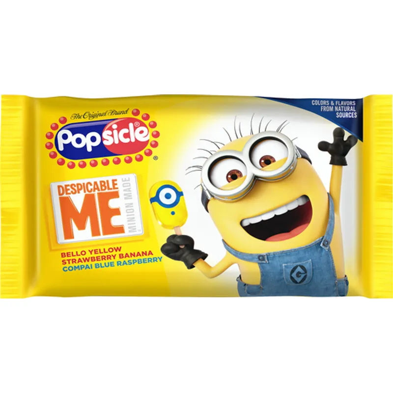 Popsicle Minions Face Piece Ice Pops Box view 1