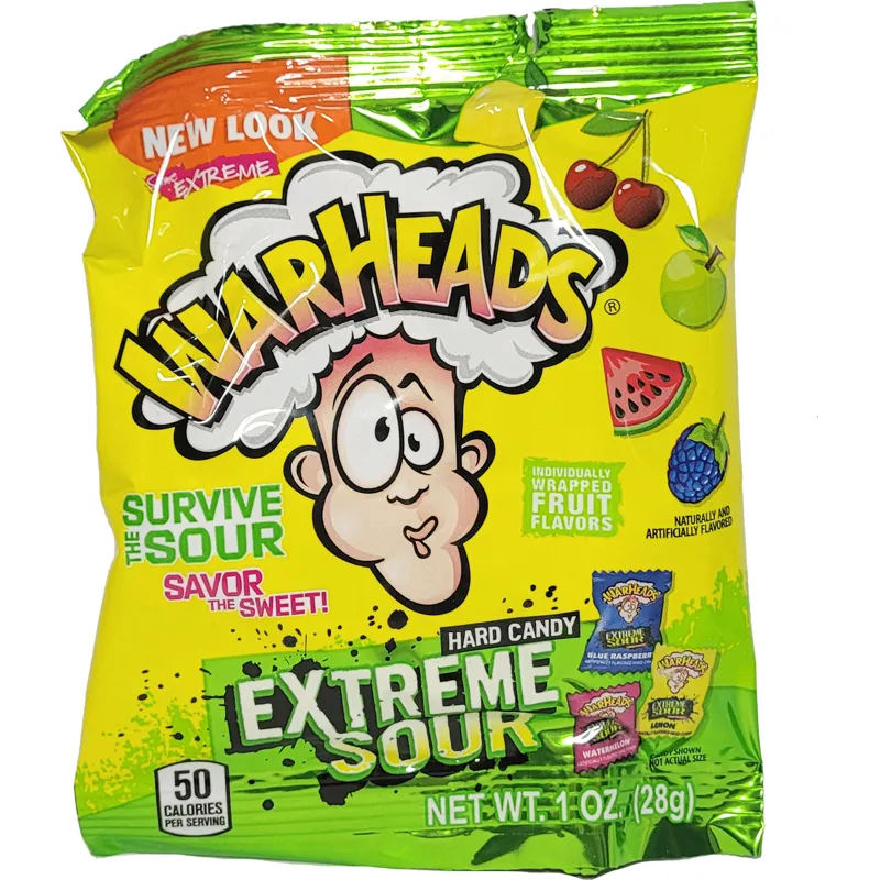 Warheads Hard Candy, Extreme Sour, Assorted Flavors view 1