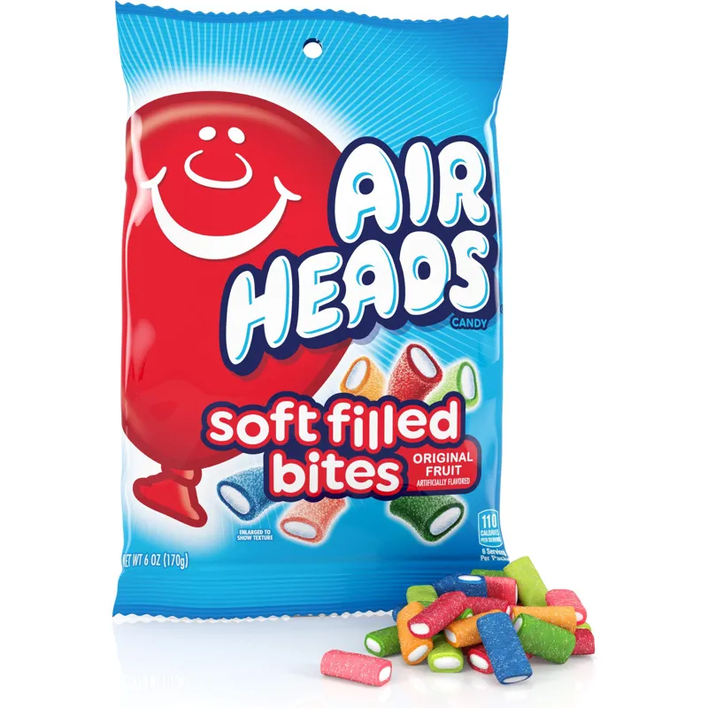 Air Heads Soft Filled Bites Fruit Candy view 1
