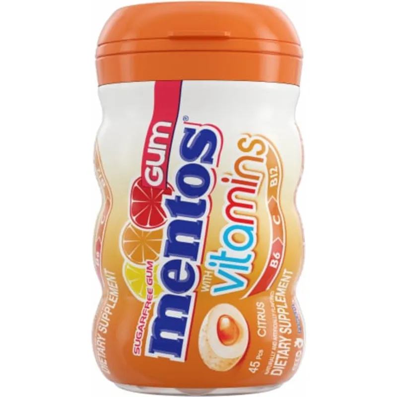 Mentos Sugar Free Gum With Vitamins view 1