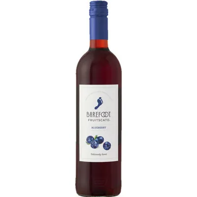Barefoot Fruitscato Blueberry Sweet Wine 750ml Bottle