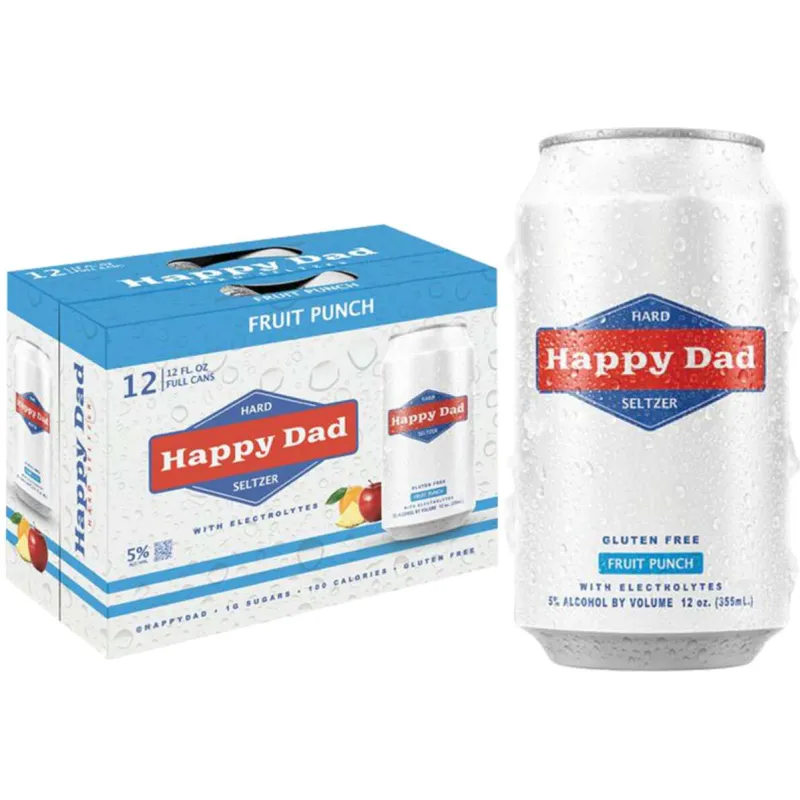 Happy Dad Hard Seltzer Fruit Punch view 1