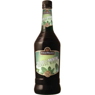 Hiram Walker Cocktail Mixers Creme De Menthe Green