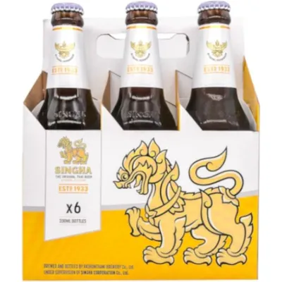 Singha 6 Pack 330mL Bottles