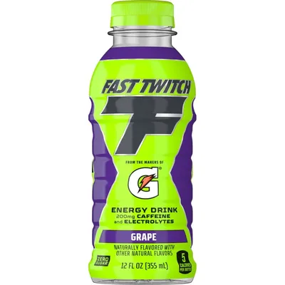 Gatorade Fast Twitch Grape 12 oz bottle