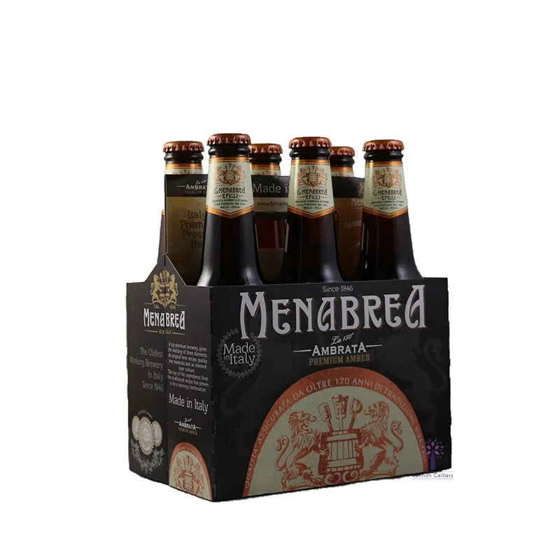 Menabrea Ambrata Amber Lager view 1