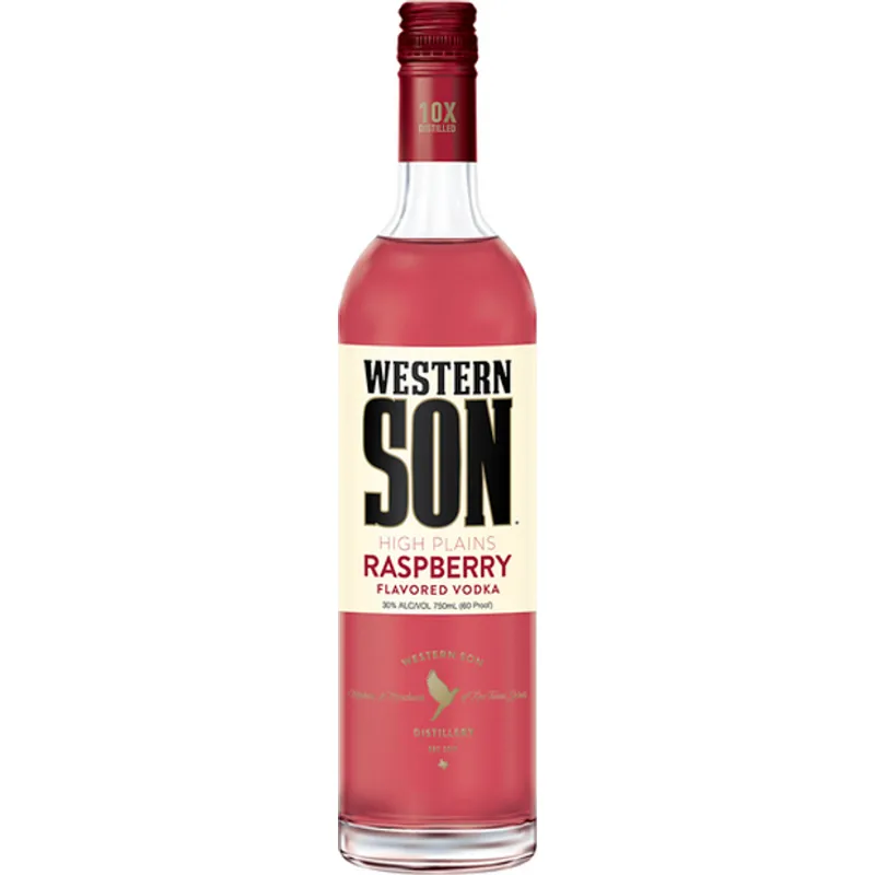 Western Son Raspberry Vodka view 1