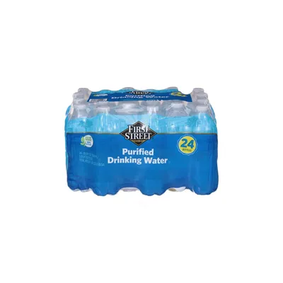 First Street Purified Water 24-pack 16.9 oz bottles
